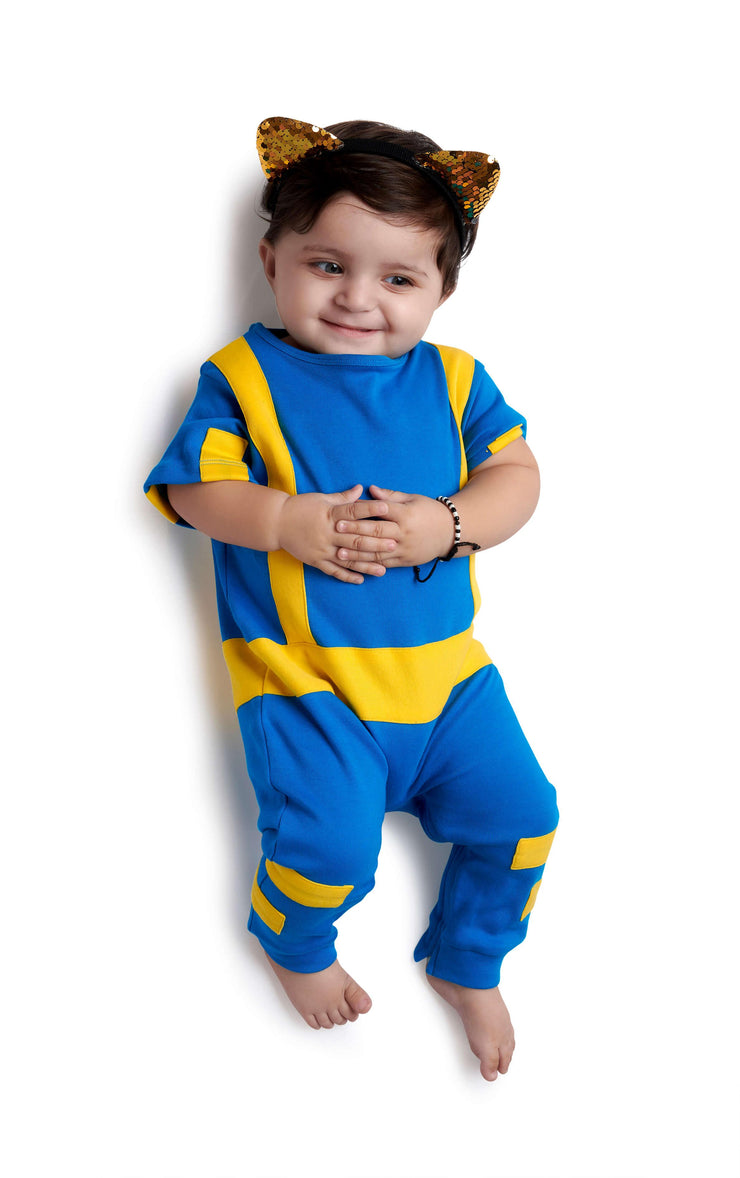 Blue jumpsuit for kids